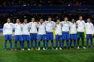 PARMA, ITALY - OCTOBER 14: (L to R)  Alberto Gilardino Gaetano D'Agostino Simone Pepe Alessandro Gamberini Fabio Quagliarella Davide Santon Giuseppe Rossi Salvatore Bocchetti Gennaro Ivan Gattuso Fabio Cannavaro Federico Marchetti,  of Italy poses before the FIFA2010 World Cup Group 8 Qualifier match between Italy and Cyprus at the Tardini Stadium on October 14, 2009 in Parma, Italy.  (Photo by Dino Panato/Getty Images)