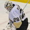 DETROIT - JUNE 12:  Marc-Andre Fleury #29 of the Pittsburgh Penguins makes a save against the Detroit Red Wings during Game Seven of the 2009 NHL Stanley Cup Finals at Joe Louis Arena on June 12, 2009 in Detroit, Michigan.  (Photo by Harry How/Getty Images)