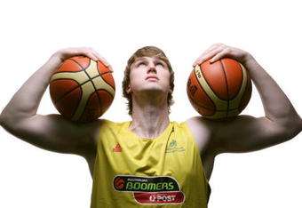 CANBERRA, AUSTRALIA - JUNE 1:  Aj Ogilvy of the Boomers poses during the Australian Basketball portrait shoot at the Australian Institute of Sport on June 1, 2008 in Canberra, Australia. (Photo by Mark Nolan/Getty Images)