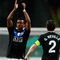 MOSCOW, RUSSIA - OCTOBER 21: Nani and Gary Neville of Manchester United FC celebrate after their victory over CSKA Moscow after the UEFA Champions League group B match between CSKA Moscow and Manchester United at the Pat Luzhniki Stadium on October 21, 2009 in Moscow, Russia.  (Photo by Dmitry Korotayev/Epsilon/Getty Images)