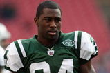 EAST RUTHERFORD, NJ - NOVEMBER 09: Darrelle Revis #24 of the New York Jets during warmups against the St. Louis Rams at Giants Stadium on November 9, 2008 in East Rutherford, New Jersey. (Photo by Nick Laham/Getty Images) 