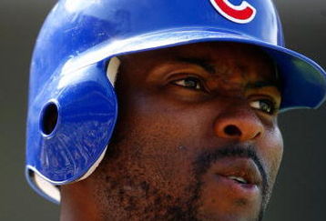 LOS ANGELES, CA - AUGUST 22:  Milton Bradley #21 of the Chicago Cubs looks on against the Los Angeles Dodgers at Dodger Stadium on August 22, 2009 in Los Angeles, California. The Dodgers defeated the Cubs 2-0.  (Photo by Jeff Gross/Getty Images)