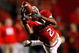 PISCATAWAY, NJ - OCTOBER 16:  Tim Brown #2 of the Rutgers University Scarlett Knights attempts to catch a pass against the University of Pittsburgh Panthers on October 16, 2009 at Rutgers Stadium in Piscataway, New Jersey.  (Photo by Jared Wickerham/Getty Images)