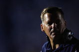 CHAPEL HILL, NC - OCTOBER 4:  Head coach Randy Edsall of the Connecticut Huskies looks on during the game against the North Carolina Tar Heels at Kenan Stadium on October 4, 2008 in Chapel Hill, North Carolina.  (Photo by Kevin C. Cox/Getty Images)