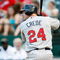 ARLINGTON, TX - JULY 17: Third baseman Joe Crede #24 of the Minnesota Twins on July 17, 2009 at Rangers Ballpark in Arlington, Texas.  (Photo by Ronald Martinez/Getty Images)