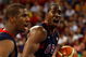 BEIJING - AUGUST 24: Dwight Howard #11 and Chris Paul #13 of the United States react to a call in the gold medal game against Spain during Day 16 of the Beijing 2008 Olympic Games at the Beijing Olympic Basketball Gymnasium on August 24, 2008 in Beijing, China. (Photo by Streeter Lecka/Getty Images)