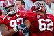 TUSCALOOSA, AL - OCTOBER 24:  Lorenzo Washington #97 celebrates with Terrence Cody #62 of the Alabama Crimson Tide after Cody blocked a field goal in the first half against the Tennessee Volunteers at Bryant-Denny Stadium on October 24, 2009 in Tuscaloosa, Alabama.  (Photo by Kevin C. Cox/Getty Images)