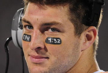 STARKVILLE, MS - OCTOBER 24:  Quarterback Tim Tebow # 15 of the Florida Gators stands on the sidelines during the 2nd half against the Mississippi State Bulldogs, at Davis Wade Stadium on  October 24, 2009 in Starkville, Mississippi  (Photo by Rick Dole/Getty Images)