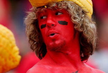 LINCOLN, NE - SEPTEMBER 15:  University of Nebraska student Patrick Welsh of Sioux Falls, South Dakota waits for the Nebraska Cornhuskers to play the USC Trojans on September 15, 2007 at Memorial Stadium in Lincoln, Nebraska.  (Photo by Matthew Stockman/Getty Images)