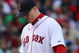 BOSTON - OCTOBER 11:  Pitcher Jonathan Papelbon #58 of the Boston Red Sox reacts after allowing three runs in the ninth inning to blow the save against the Los Angeles Angels of Anaheim in Game Three of the ALDS during the 2009 MLB Playoffs at Fenway Park on October 11, 2009 in Boston,  Massachusetts. (Photo by Jim Rogash/Getty Images)