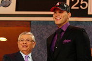 NEW YORK - JUNE 25: NBA Commissioner David Stern poses for a photograph with the first overall draft pick by the Los Angeles Clippers, Blake Griffin during the 2009 NBA Draft at the Wamu Theatre at Madison Square Garden June 25, 2009 in New York City. NOTE TO USER: User expressly acknowledges and agrees that, by downloading and/or using this Photograph, User is consenting to the terms and conditions of the Getty Images License Agreement. (Photo by Jim McIsaac/Getty Images)