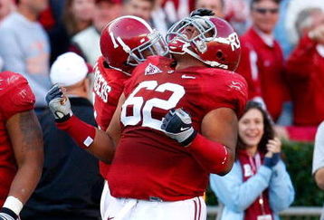 TUSCALOOSA, AL - OCTOBER 24:  Terrence Cody #62 of the Alabama Crimson Tide reacts after blocking a field goal in the first half against the Tennessee Volunteers at Bryant-Denny Stadium on October 24, 2009 in Tuscaloosa, Alabama.  (Photo by Kevin C. Cox/Getty Images)