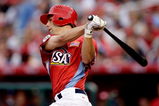 ST LOUIS, MO - JULY 12:  U.S. Futures All-Star Scott Sizemore of the Detroit Tigers bats against the World Futures All-Stars during the 2009 XM All-Star Futures Game at Busch Stadium on July 12, 2009 the in St. Louis, Missouri.  (Photo by Jamie Squire/Getty Images)