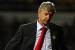 LONDON, ENGLAND - OCTOBER 25:  Arsenal manager Arsene Wenger reacts during the Barclays Premier League match between West Ham United and Arsenal at Boleyn Ground on October 25, 2009 in London, England.  (Photo by Clive Rose/Getty Images)