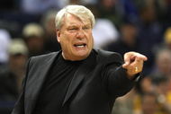 OAKLAND, CA - MARCH 30: Head coach Don Nelson of the Golden State Warriors yells against the Memphis Grizzlies during an NBA game on March 30, 2009 at Oracle Arena in Oakland, California. NOTE TO USER: User expressly acknowledges and agrees that, by downloading and or using this photograph, User is consenting to the terms and conditions of the Getty Images License Agreement.  (Photo by Jed Jacobsohn/Getty Images)