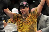 LOS ANGELES, CA - OCTOBER 24:  UFC Light Heavyweight Champion Lyoto Machida celebrates his victory over UFC Light Heavyweight challenger Mauricio Rua (not pictured) in their title fight at UFC 104 at Staples Center on October 24, 2009 in Los Angeles, California. Machida retained his title by way of unanimous decision.  (Photo by Jon Kopaloff/Getty Images)
