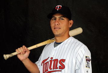 FORT MYERS, FL - FEBRUARY 23: Wilson Ramos #76 of the Minnesota Twins poses during photo day at the Twins spring training complex on February 23, 2008 in Fort Myers, Florida. (Photo by Rob Tringali/Getty Images)