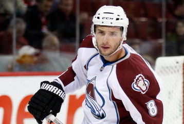 MONTREAL- OCTOBER 15:  Wojtek Wolski #8 of the Colorado Avalanche skates during the warm up period prior to facing the Montreal Canadiens in their NHL game on October 15, 2009 at the Bell Centre in Montreal, Quebec, Canada.  The Avalanche defeated the Canadiens 3-2.  (Photo by Richard Wolowicz/Getty Images)