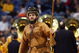 MINNEAPOLIS - MARCH 20: The mascot for the West Virginia Moutaineers stands on the court against the Dayton Flyers during the first round of the NCAA Division I Men's Basketball Tournament at the Hubert H. Humphrey Metrodome on March 20, 2009 in Minneapolis, Minnesota. (Photo by Jonathan Daniel/Getty Images)