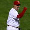 PHILADELPHIA - OCTOBER 18:  Cliff Lee #34 of the Philadelphia Phillies reacts to a strike out against the Los Angeles Dodgers during Game Three of the NLCS during the 2009 MLB Playoffs at Citizens Bank Park on October 18, 2009 in Philadelphia, Pennsylvania.  (Photo by Chris McGrath/Getty Images)