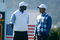 SAN FRANCISCO - OCTOBER 07:  USA Team assistant Michael Jordan chats with Tiger Woods during a practice round prior to the start of The Presidents Cup at Harding Park Golf Course on October 7, 2009 in San Francisco, California.  (Photo by Scott Halleran/Getty Images)