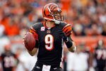 CINCINNATI - OCTOBER 25:  Carson Palmer #9 of the Cincinnati Bengals looks to pass the ball  during the NFL game against the Chicago Bears at Paul Brown Stadium on October 25, 2009 in Cincinnati, Ohio.  The Bengals won 45-10.  (Photo by Andy Lyons/Getty Images)