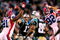 CHARLOTTE, NC - OCTOBER 25:  Jake Delhomme #17 of the Carolina Panthers drops back to pass against the Buffalo Bills at Bank of America Stadium on October 25, 2009 in Charlotte, North Carolina.  (Photo by Grant Halverson/Getty Images)