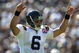 OAKLAND, CA - OCTOBER 25:  Mark Sanchez #6 of the New York Jets looks for a touchdown call in the first quarter against the Oakland Raiders during an NFL game at the Oakland-Alameda County Coliseum on October 25, 2009 in Oakland, California. The Jets scored on the next play.  (Photo by Jed Jacobsohn/Getty Images)