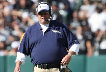 OAKLAND, CA - OCTOBER 25:  Head coach Rex Ryan of the New York Jets looks on against the Oakland Raiders during an NFL game at the Oakland-Alameda County Coliseum on October 25, 2009 in Oakland, California.  (Photo by Jed Jacobsohn/Getty Images)