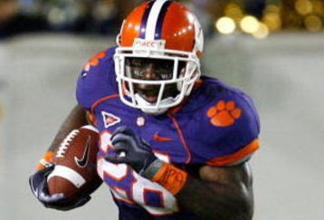 ATLANTA - SEPTEMBER 10:  C.J. Spiller #28 of the Clemson Tigers against the Georgia Tech Yellow Jackets at Bobby Dodd Stadium on September 10, 2009 in Atlanta, Georgia.  (Photo by Kevin C. Cox/Getty Images)