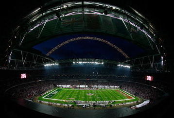 LONDON, ENGLAND - OCTOBER 25:  A general view of  the NFL International Series match between New England Patriots and Tampa Bay Buccaneers at Wembley Stadium on October 25, 2009 in London, England. This is the third occasion where a regular season NFL match has been played in London. (Photo by Tom Hevezi/Pool/Getty Images)