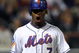 NEW YORK - MAY 11:  Jose Reyes #7 of the New York Mets reacts after flying out in the sixth inning against the Atlanta Braves on May 11, 2009 at Citi Field in the Flushing neighborhood of the Queens borough of New York City.  (Photo by Jim McIsaac/Getty Images)