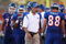 BOISE , ID - SEPTEMBER 13:  Head Coach Chris Petersen of the Boise State Broncos walks the sidelines  agaisnt the Bowling Green Falcons at Bronco Stadium on September 13, 2008 in Boise, Idaho.  (Photo by Jonathan Ferrey/Getty Images)