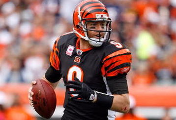 CINCINNATI - OCTOBER 25:  Carson Palmer #9 of the Cincinnati Bengals looks to pass the ball  during the NFL game against the Chicago Bears at Paul Brown Stadium on October 25, 2009 in Cincinnati, Ohio.  The Bengals won 45-10.  (Photo by Andy Lyons/Getty Images)