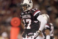 COLUMBIA - NOVEMBER 1:  Chris Culliver #17 of the South Carolina Gamecocks walks on the field during the game against the Tennessee Volunteers at Williams-Brice Stadium on November 1, 2008 in Columbia, South Carolina. (Photo by: Streeter Lecka/Getty Images)