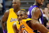 LAS VEGAS - OCTOBER 15:  Kobe Bryant #24 of the Los Angeles Lakers chews on his jersey as he plays defense against the Sacramento Kings during their preseason game at the Thomas & Mack Center October 15, 2009 in Las Vegas, Nevada. NOTE TO USER: User expressly acknowledges and agrees that, by downloading and/or using this Photograph, user is consenting to the terms and conditions of the Getty Images License Agreement.  (Photo by Ethan Miller/Getty Images)