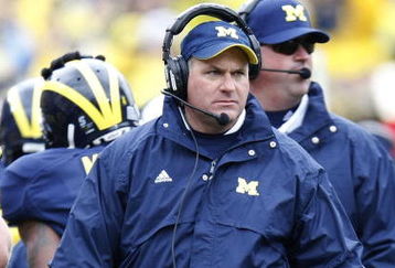 ANN ARBOR, MI - OCTOBER 24:  Head Coach Rich Rodriguez of the Michigan Wolverines looks on while playing the Penn State Nittany Lions on October 24, 2009 at Michigan Stadium in Ann Arbor, Michigan. Penn State won the game 35-10.  (Photo by Gregory Shamus/Getty Images)