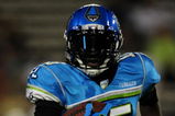 ORLANDO, FL - OCTOBER 22:  Taye Biddle #15 of the Florida Tuskers runs during the game against the California Redwoods at the Florida Citrus Bowl on October 22, 2009 in Orlando, Florida.  (Photo by Sam Greenwood/Getty Images)