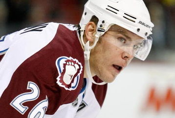 MONTREAL- OCTOBER 15:  Paul Stastny #26 of the Colorado Avalanche waits for a faceoff during the NHL game against the Montreal Canadiens on October 15, 2009 at the Bell Centre in Montreal, Quebec, Canada.  The Avalanche defeated the Canadiens 3-2.  (Photo by Richard Wolowicz/Getty Images)