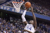 LEXINGTON, KY - FEBRUARY 28: Patrick Patterson #54 of the Kentucky Wildcats puts a shot up during the SEC game against the LSU Tigers at Rupp Arena on February 28, 2009 in Lexington, Kentucky.  (Photo by Andy Lyons/Getty Images)