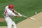 9 Apr 2001: Mark McGwire #25 of the St. Louis Cardinals gets a hit against the Colorado Rockies. The St.Louis Cardinals beat the Colorado Rockies 3-2 at Busch Stadium in St. Louis, Missouri. DIGITAL IMAGE. Mandatory Credit: Elsa/ALLSPORT