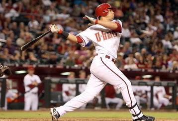 PHOENIX - SEPTEMBER 23:  Gerardo Parra #9 of the Arizona Diamondbacks bats during the major league baseball game against the San Francisco Giants at Chase Field on September 23, 2009 in Phoenix, Arizona. The Giants defeated the Diamondbacks 5-2.  (Photo by Christian Petersen/Getty Images)