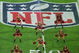 LONDON, ENGLAND - OCTOBER 25:  Cheerleaders perform during the NFL International Series match between New England Patriots and Tampa Bay Buccaneers at Wembley Stadium on October 25, 2009 in London, England. This is the third occasion where a regular season NFL match has been played in London.  (Photo by Tom Hevezi/Pool/Getty Images)