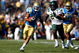 PASADENA, CA. - OCTOBER 10: Terrence Austin #4 of the UCLA Bruins runs with the ball against the Oregon Ducks on October 10, 2009 at the Rosebowl in Pasadena, California.  (Photo by Jacob De golish/Getty Images)