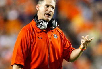 AUBURN, AL - SEPTEMBER 19:  Head coach Gene Chizik of the Auburn Tigers looks on during the game against the West Virginia Mountaineers at Jordan-Hare Stadium on September 19, 2009 in Auburn, Alabama.  (Photo by Kevin C. Cox/Getty Images)