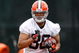 BEREA, OH - MAY 02: Brian Robiskie #80 of the Cleveland Browns runs a drill during rookie mini camp at the Cleveland Browns Training and Administrative Complex on May 2, 2009 in Berea, Ohio. (Photo by Gregory Shamus/Getty Images)