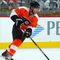 PHILADELPHIA - OCTOBER 22:  Mike Richards #18 of the Philadelphia Flyers skates against the Boston Bruins on October 22, 2009 at Wachovia Center in Philadelphia, Pennsylvania. The Flyers won the game 4-3 after a shootout.  (Photo by Jim McIsaac/Getty Images)