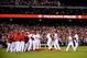 PHILADELPHIA - OCTOBER 21: The Philadelphia Phillies celebrate defeating the Los Angeles Dodgers 10-4 to advance to the World Series in Game Five of the NLCS during the 2009 MLB Playoffs at Citizens Bank Park on October 21, 2009 in Philadelphia, Pennsylvania. (Photo by Jeff Zelevansky/Getty Images)