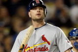 LOS ANGELES, CA - OCTOBER 07:  Matt Holliday #15 of the St. Louis Cardinals reacts after striking out in the seventh inning of Game One of the NLDS during the 2009 MLB Playoffs against the Los Angeles Dodgers at Dodger Stadium on October 7, 2009 in Los Angeles, California.  (Photo by Jeff Gross/Getty Images)