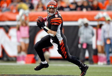 CINCINNATI - OCTOBER 25:  Carson Palmer #9 of the Cincinnati Bengals looks to pass the ball  during the NFL game against the Chicago Bears at Paul Brown Stadium on October 25, 2009 in Cincinnati, Ohio.  The Bengals won 45-10.  (Photo by Andy Lyons/Getty Images)